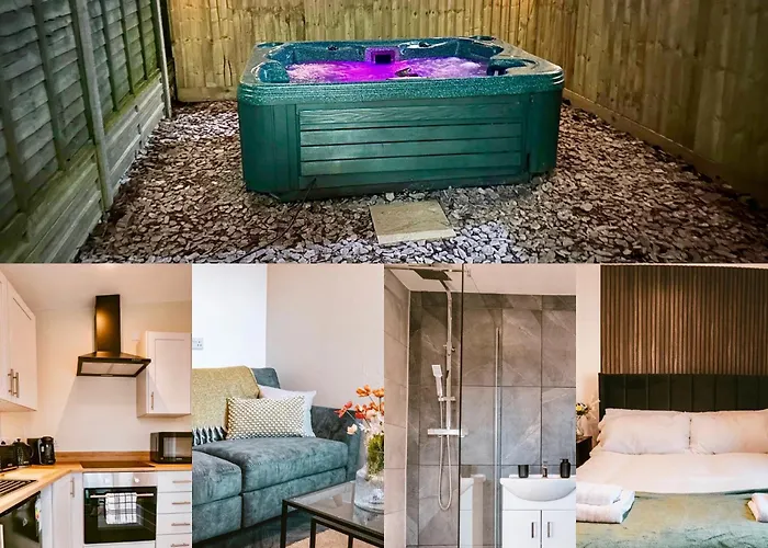 4 Bedroom, Sleeps 8, 3 Bathroom, Hot Tub, Wifi, Smart Tvs In Each Room 3 Min Walk To Kingsholm Stadium